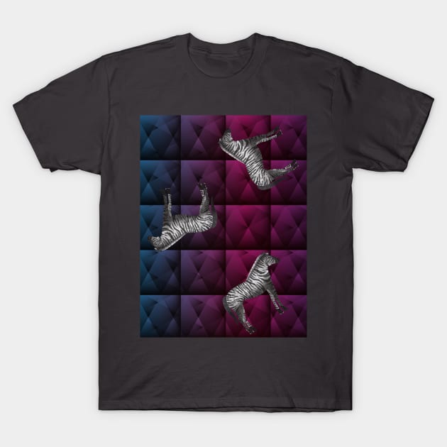 Lost Zebras in Space T-Shirt by CloudTerra